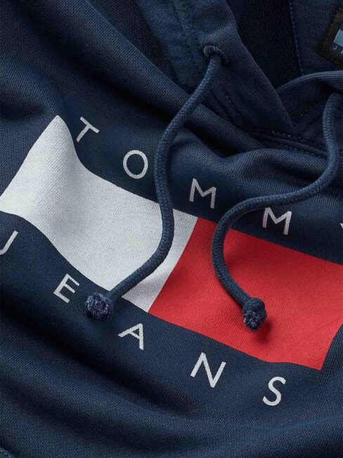 TH JEANS Hanorac de bumbac bleumarin noapte &icirc;ntunecată - Hanorace pentru femei