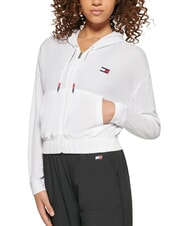 TOMMY HILFIGER TH JEANS Hanorac alb - Hanorace pentru femei - 3