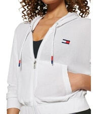TOMMY HILFIGER TH JEANS Hanorac alb - Hanorace pentru femei - 5