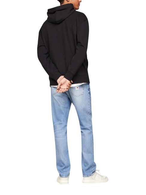 TH JEANS Hanorac de bumbac negru - hanorace