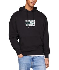 TOMMY HILFIGER TH JEANS Hanorac de bumbac negru - hanorace - 4