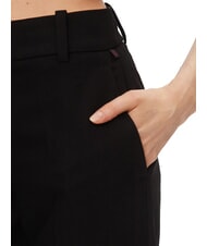 TOMMY HILFIGER TH  Pantaloni cu talie &icirc;naltă negru - Pantaloni pentru femei - 5