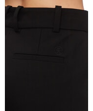 TOMMY HILFIGER TH  Pantaloni cu talie &icirc;naltă negru - Pantaloni pentru femei - 6