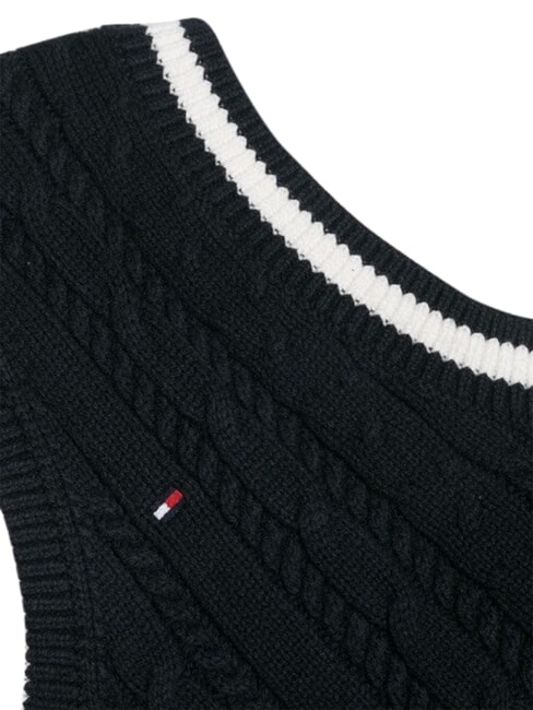 TH Vestă tricotată, decolteu &icirc;n V cerul deșertului - Pulovere pentru copii