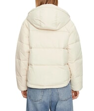 TOMMY HILFIGER TH JEANS Jachetă pufoasă cu glugă h&acirc;rtie de ziar - Jachete de puf pentru femei - 2