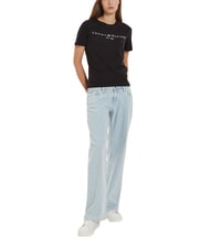 TOMMY HILFIGER TH 1985 Tricou de bumbac negru - tricou - 3