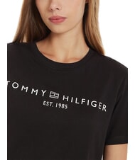 TOMMY HILFIGER TH 1985 Tricou de bumbac negru - tricou - 4