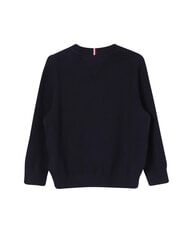 TOMMY HILFIGER TH KIDS Pulover cu guler rotund cerul deșertului - Pulovere pentru copii - 2