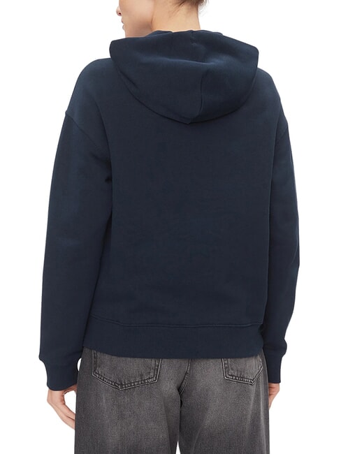 TH JEANS Hanorac de bumbac bleumarin noapte &icirc;ntunecată - Hanorace pentru femei