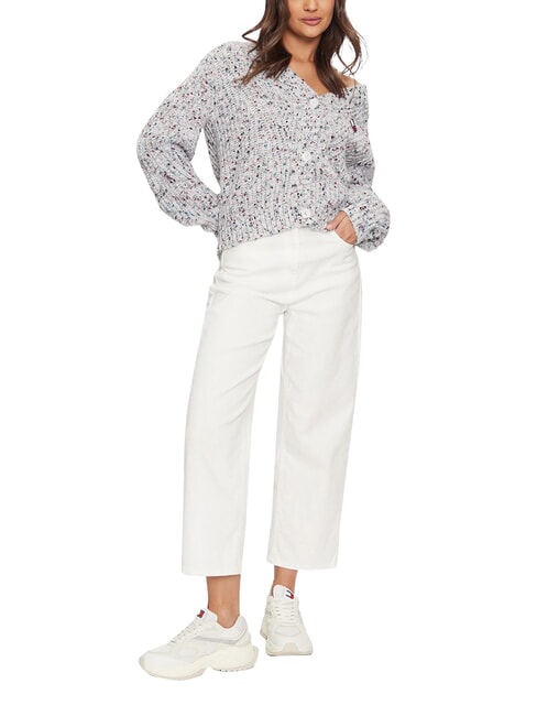 TH JEANS Cardigan alb antic - Pulovere pentru femei