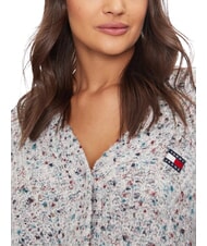 TOMMY HILFIGER TH JEANS Cardigan alb antic - Pulovere pentru femei - 4