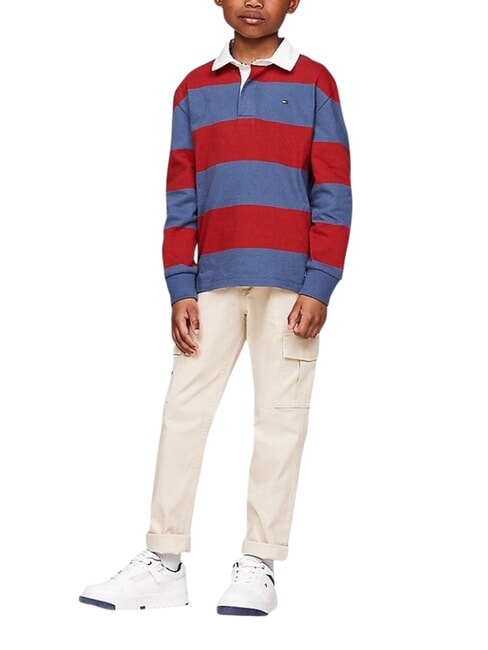 TH KIDS Pantaloni cu buzunare multiple bej clasic - Pantaloni pentru copii