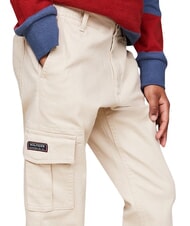 TOMMY HILFIGER TH KIDS Pantaloni cu buzunare multiple bej clasic - Pantaloni pentru copii - 5