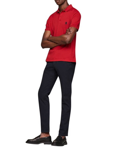 TH Tricou polo cu m&acirc;necă scurtă magmă &icirc;ntunecată - maiou Polo