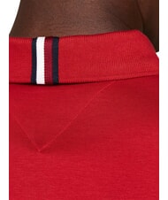 TOMMY HILFIGER TH Tricou polo cu m&acirc;necă scurtă magmă &icirc;ntunecată - maiou Polo - 4
