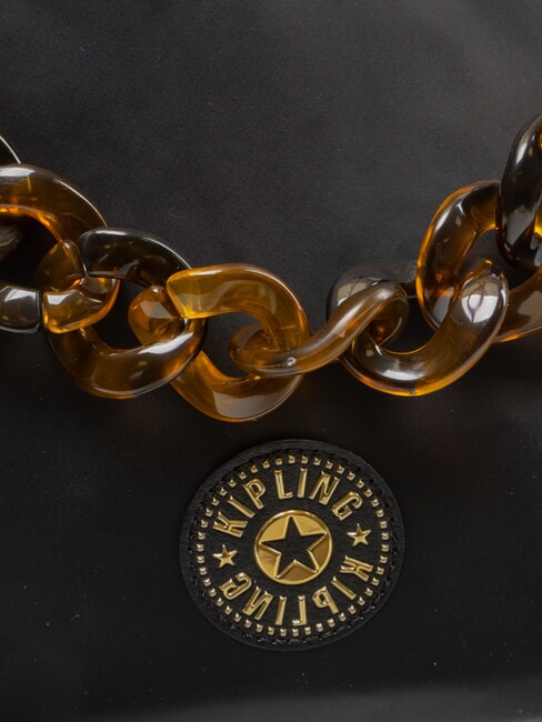 NEARY BP Geantă de m&acirc;nă cu curea de umăr lanț de cărbune - Genți femei