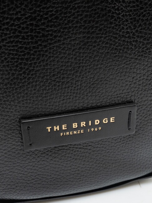 DOMITILLA  Geantă de umăr, piele Negru de aur - Genți femei