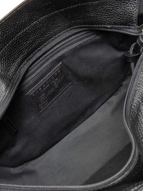 DOMITILLA  Geantă de umăr, piele Negru de aur - Genți femei