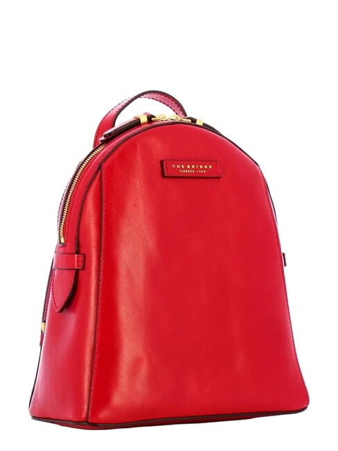 COSTANZA Rucsac din piele cireș / aur - Genți femei
