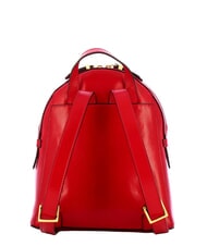 THE BRIDGE COSTANZA Rucsac din piele cireș / aur - Genți femei - 3