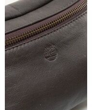 TIMBERLAND TUMBLED Borsetă din piele maro &icirc;nchis - Borsete de br&acirc;u - 3