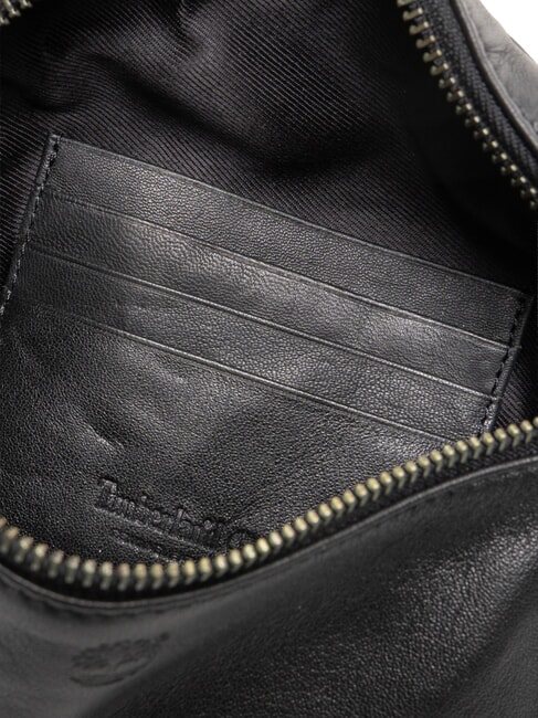 TUMBLED Borsetă din piele negru - Borsete de br&acirc;u