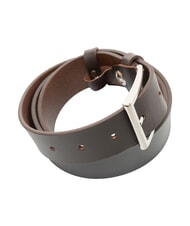TIMBERLAND DOUBLE LOOP Curea din piele scurtabilă cacao - Curele - 3