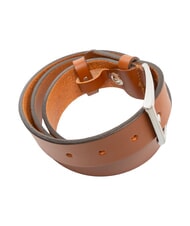 TIMBERLAND DOUBLE LOOP Curea din piele scurtabilă coniac - Curele - 3