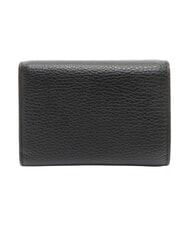 COCCINELLE DEW Portofel compact din piele negru - Portofele femei - 3