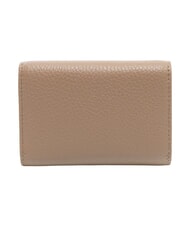 COCCINELLE DEW Portofel compact din piele taupe cald - Portofele femei - 3