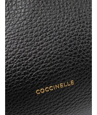 COCCINELLE SAGITTA Geantă de h&acirc;rtie din piele, piele negru - Genți femei - 3