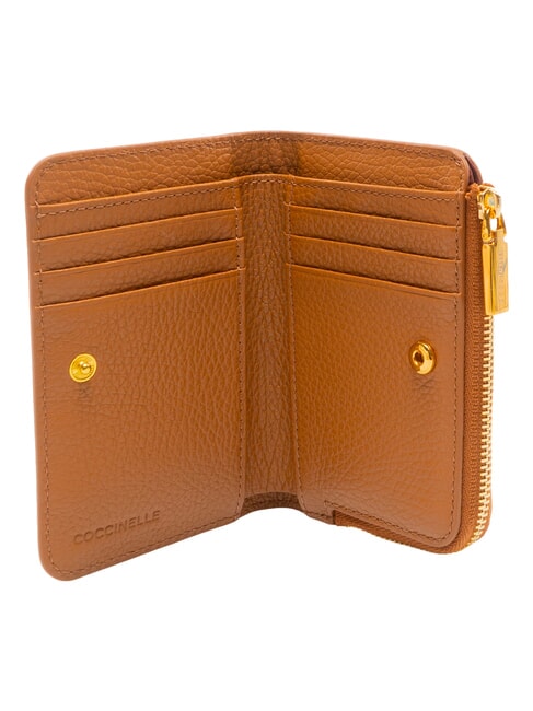 BINXIE Portofel compact din piele CUIR - Portofele femei