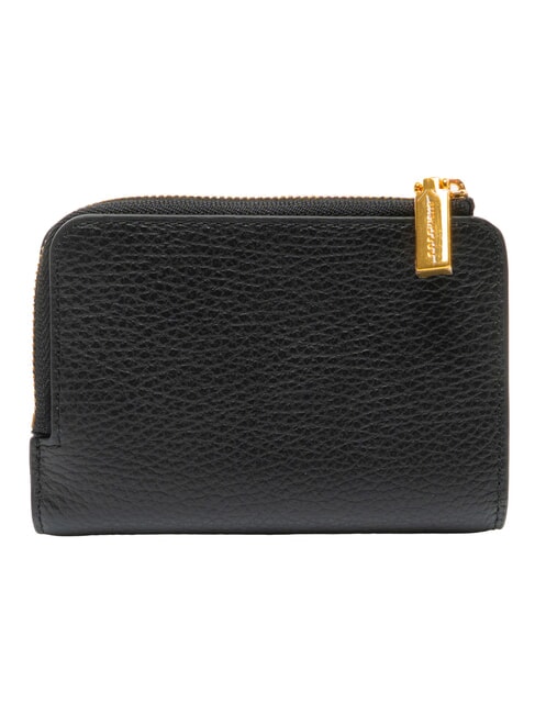BINXIE Portofel compact din piele negru - Portofele femei