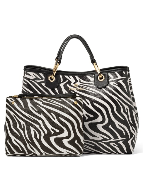 BETH SPECIAL Geantă mare cu clutch zebră - Genți femei