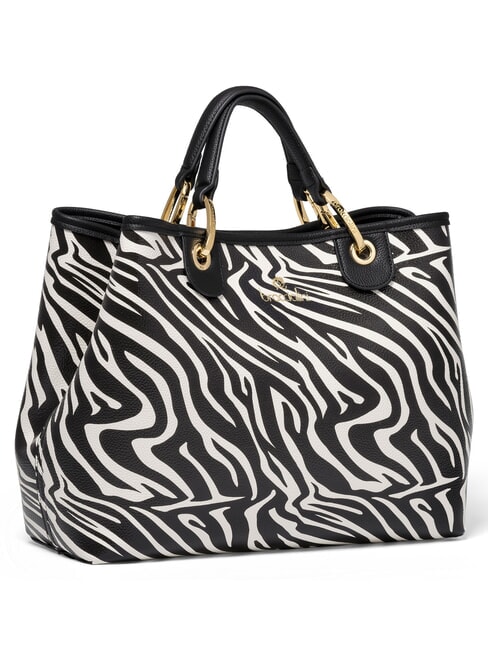 BETH SPECIAL Geantă mare cu clutch zebră - Genți femei