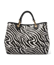 BRACCIALINI BETH SPECIAL Geantă mare cu clutch zebră - Genți femei - 4