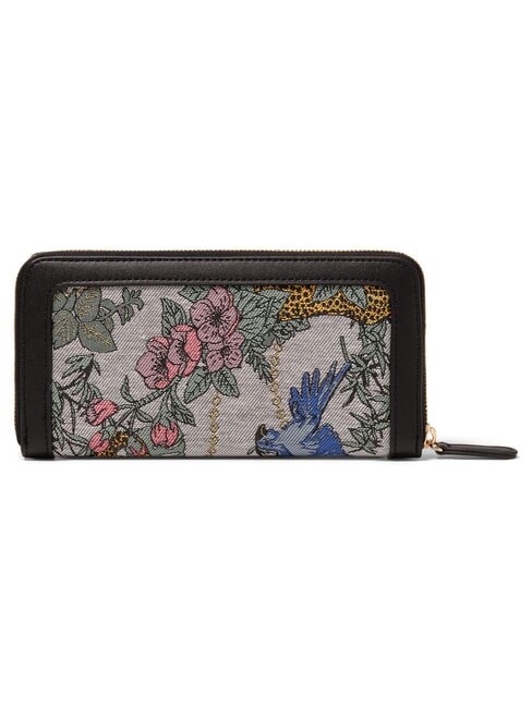 JACQUARD Portofel cu fermoar multi-gri - Portofele femei