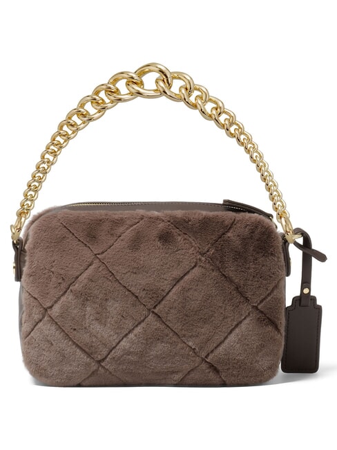 ICONS Geantă de umăr mini maro - Genți femei