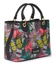 BRACCIALINI JACQUARD Geantă de m&acirc;nă, cu curea de umăr multi negru - Genți femei - 2