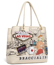 BRACCIALINI CARTOLINE Las Vegas Geantă de umăr, cu curea de umăr multi - Genți femei - 2
