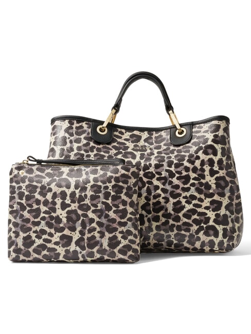 BETH SPECIAL Geantă mare cu clutch leopard - Genți femei