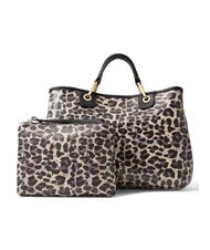 BRACCIALINI BETH SPECIAL Geantă mare cu clutch leopard - Genți femei - 2
