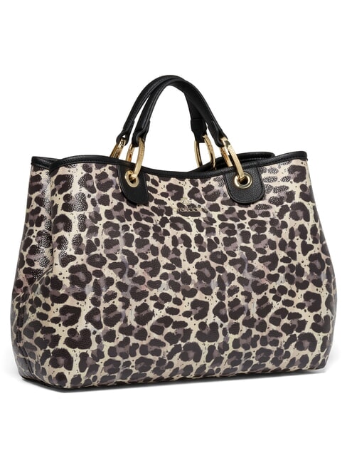 BETH SPECIAL Geantă mare cu clutch leopard - Genți femei