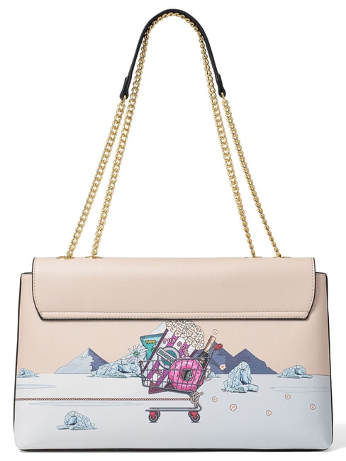 BRITNEY Geantă de umăr / geantă crossbody bej - Genți femei