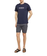 BIKKEMBERGS ICONIC Tricou din bumbac, cu m&acirc;necă scurtă marina - tricou - 4