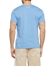 BIKKEMBERGS BASIC Tricou cu m&acirc;necă scurtă și guler rotund azur - tricou - 2