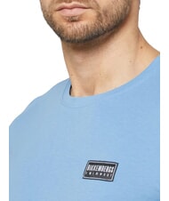 BIKKEMBERGS BASIC Tricou cu m&acirc;necă scurtă și guler rotund azur - tricou - 3