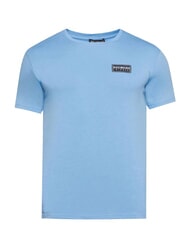 BIKKEMBERGS BASIC Tricou cu m&acirc;necă scurtă și guler rotund azur - tricou - 5