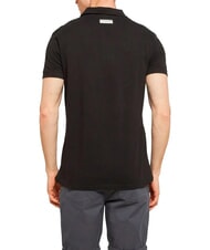 BIKKEMBERGS ICONIC Tricou polo din bumbac, cu m&acirc;necă scurtă negru - maiou Polo - 2