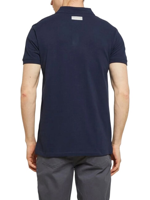 ICONIC Tricou polo din bumbac, cu m&acirc;necă scurtă marina - maiou Polo